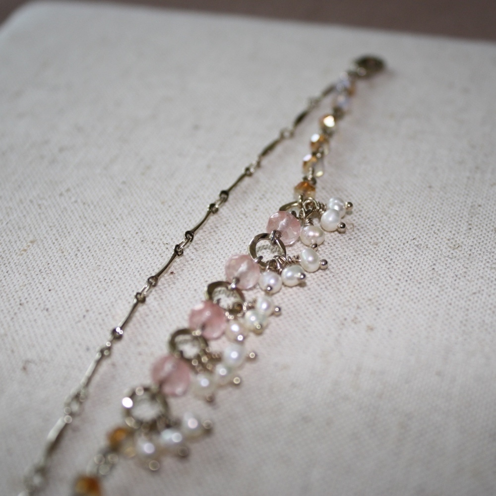 Petalette Two-Row Bracelet - Picture 3 of 3